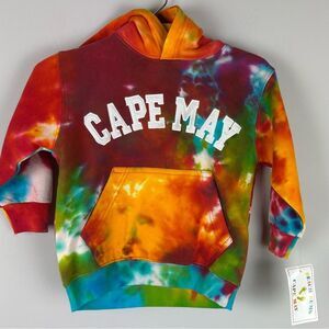 NWT Beach Bums Tie Dye Cape May Hoodie sz 3T